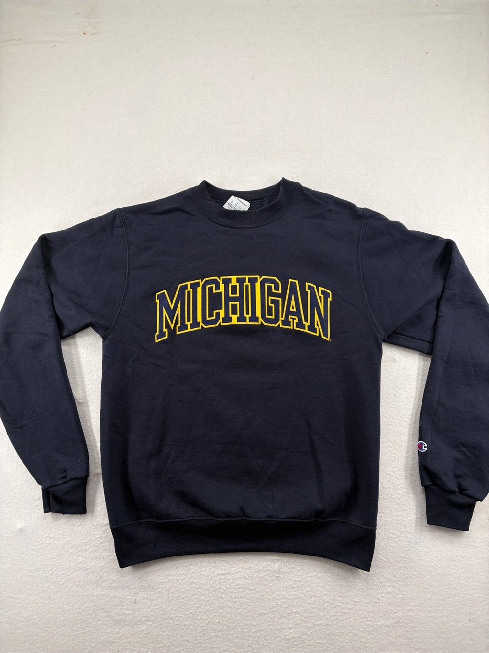 Champion Michigan Wolverines Navy Crewneck sweatshirt - Size Small